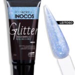 POLYACRYGEL INOCOS HOLOGRÁFICO EXTREMA VISCOSIDADE AZUL ARCO-ÍRIS 60g