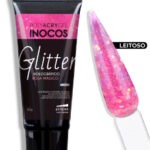 POLYACRYGEL INOCOS HOLOGRÁFICO EXTREMA VISCOSIDADE ROSA MÁGICO 60g