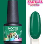 Inocos Verniz Gel VERDE METAL