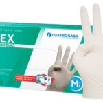 Luvas Descartáveis Latex (tam L 100UN)