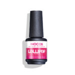 VERNIZ GEL EFEITO LOLLIPOP MAGENTA GLITTER COLORIDO INOCOS