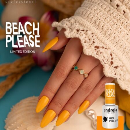 Andreia Verniz de Gel Beach Please – BP4 Laranja-amarelado