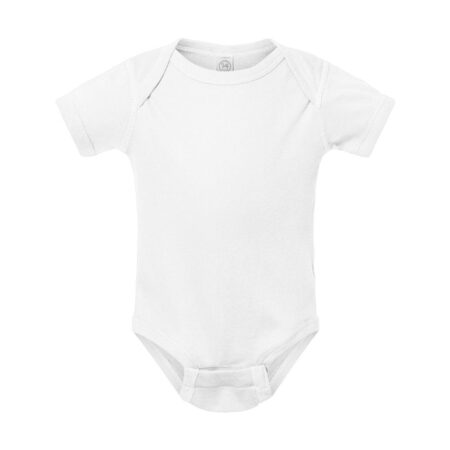 Body de manga curta infantil Branco