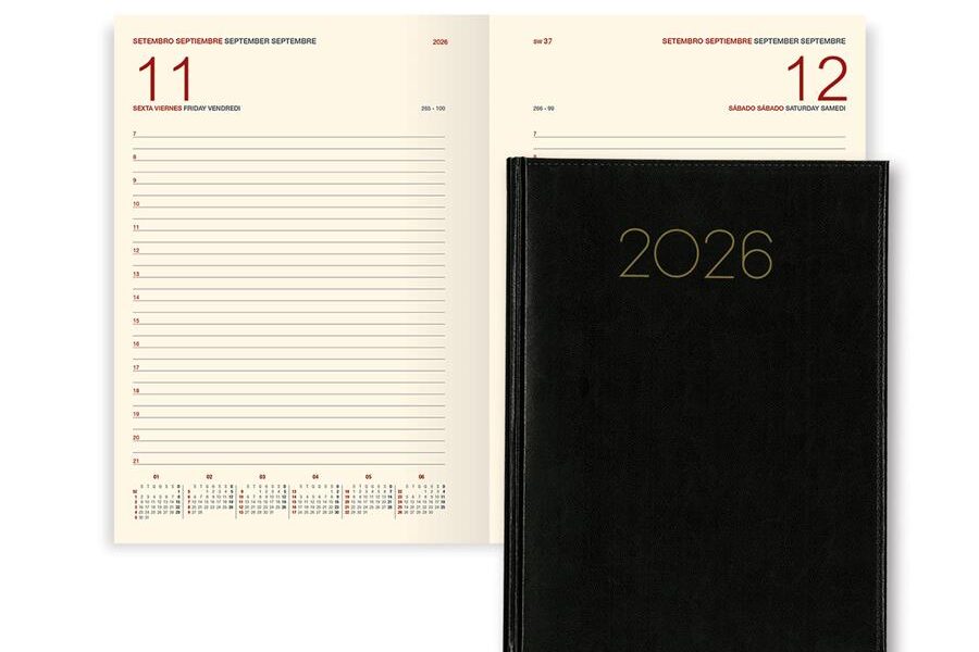 Agenda Diária A5 Personalizada