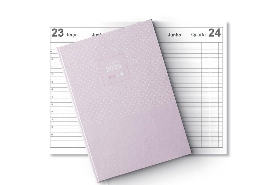Agenda Diária A5 Personalizada
